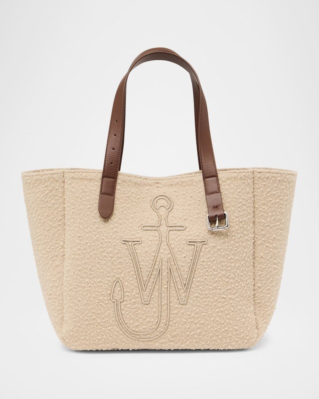 Monogram Wool Belt Tote Bag